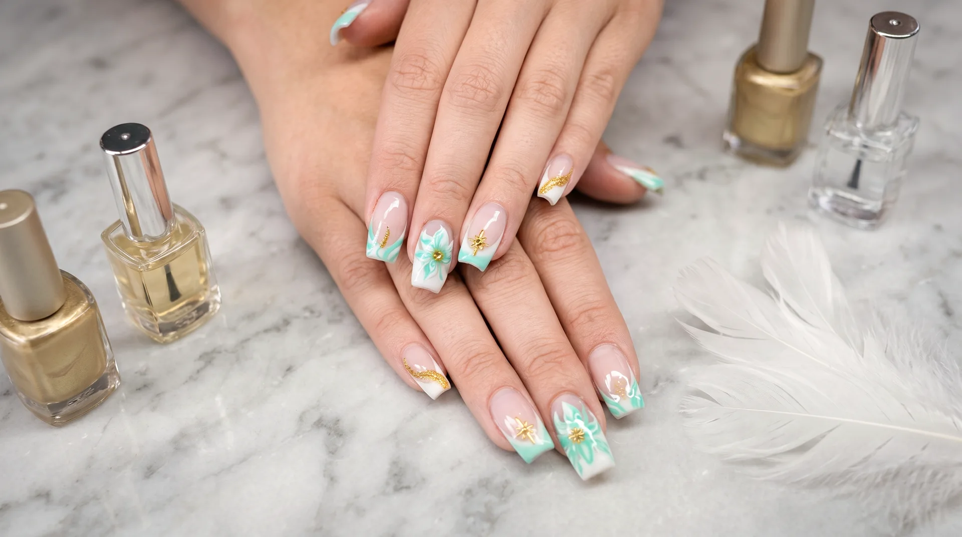Naildesign in Nude-Tönen